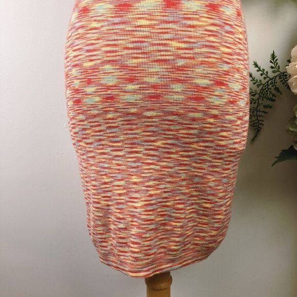 COTTON CANDY LA dress | Space dye orange green yellow | cut-out | mini | size me - Picture 6 of 9